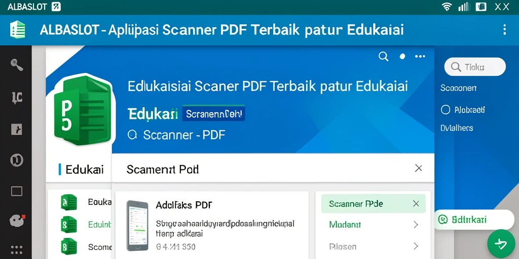 Tampilan antarmuka pengguna aplikasi ALBASLOT yang sederhana dan efektif.