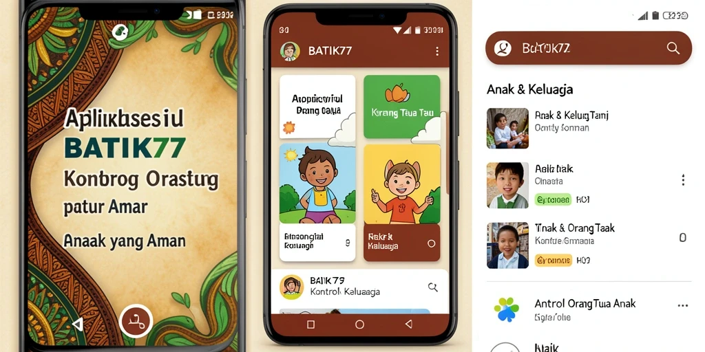 Antarmuka user-friendly untuk kontrol orang tua yang efektif.
