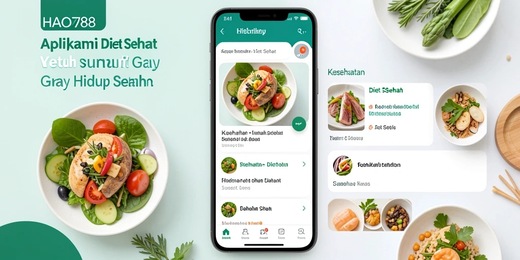 Antarmuka HAO788 yang intuitif dan mudah digunakan untuk diet sehat.