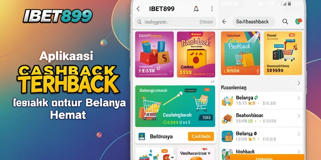 Antarmuka IBET899 yang menampilkan berbagai penawaran cashback menarik.