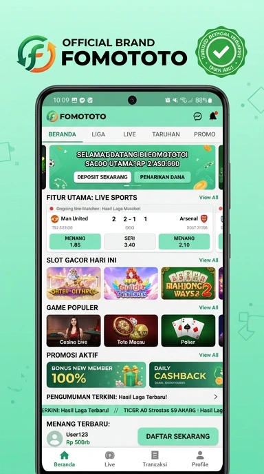 Kanal Resmi fomototo untuk Pengguna Android